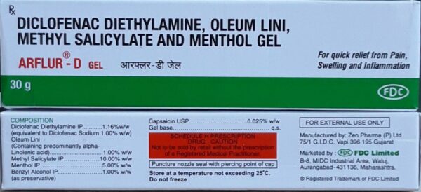 Arflur D Gel 30 gm