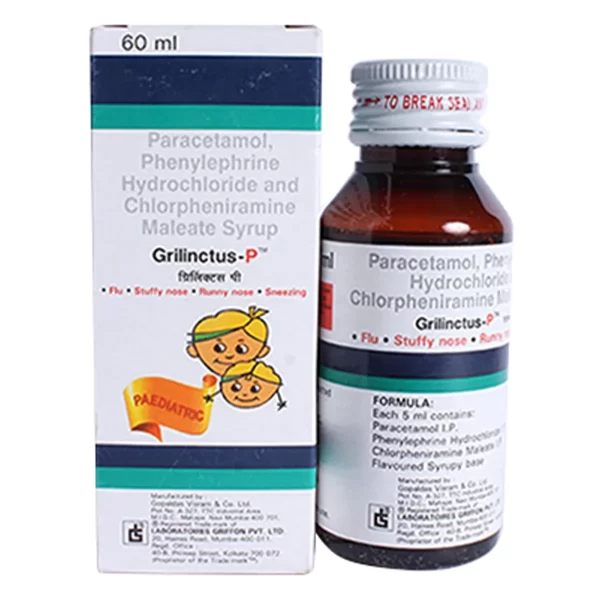 Grilinctus Paediatric Syrup 60 ml