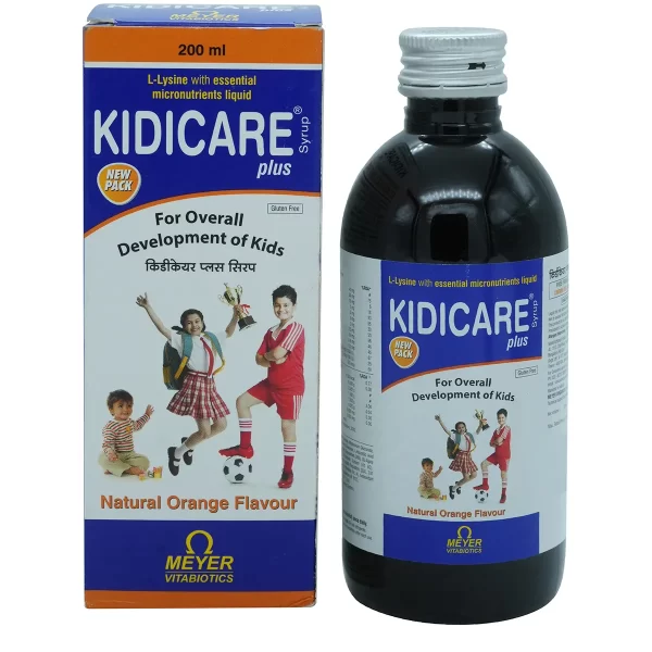 Kidicare Plus Orange Syrup 200 ml