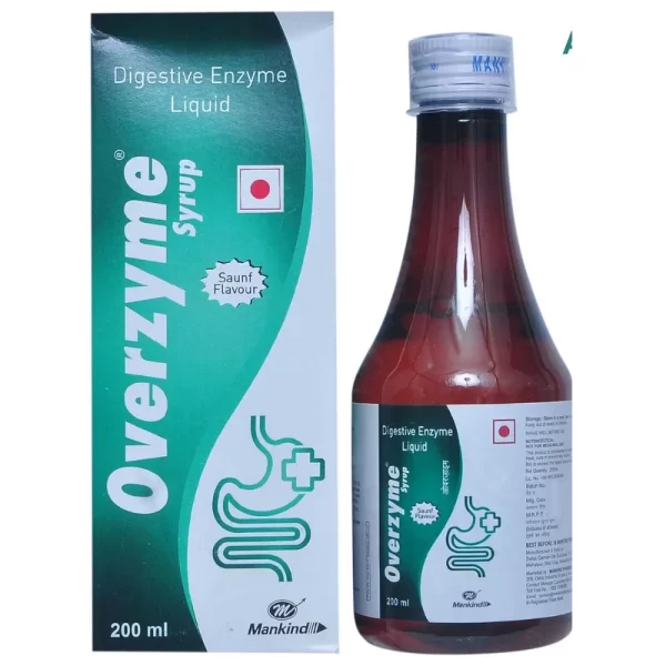 Overzyme Saunf Syrup 200 ml
