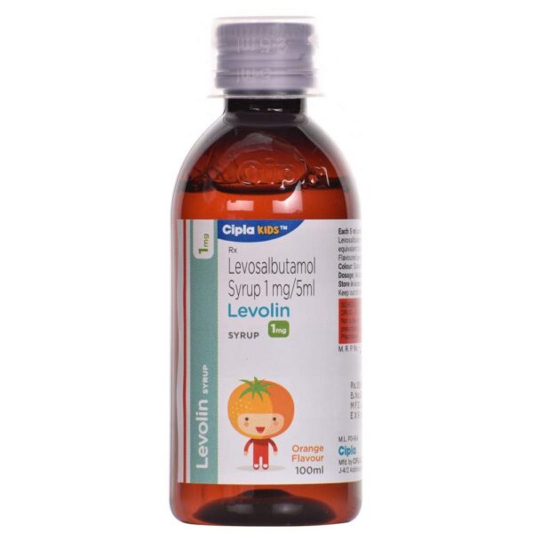 Levolin 1 mg Orange Flavour Syrup 100 ml