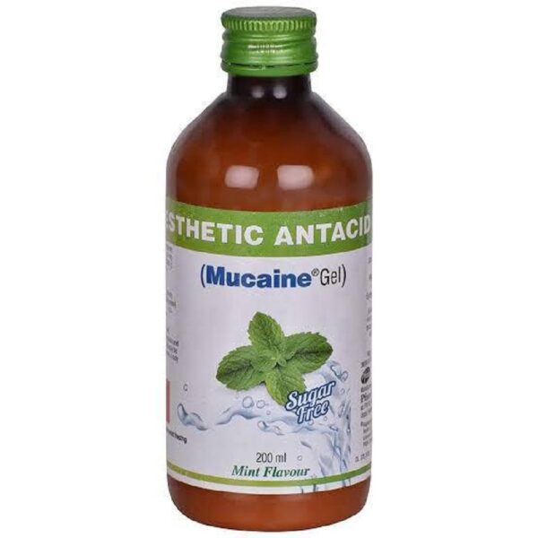 Mucaine Sugar Free Mint Gel 200 ml