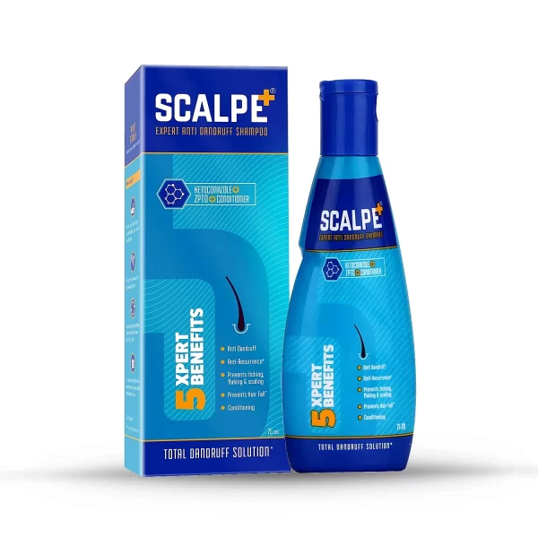 Scalpe Plus Expert Anti Dandruff Shampoo, 75 ml