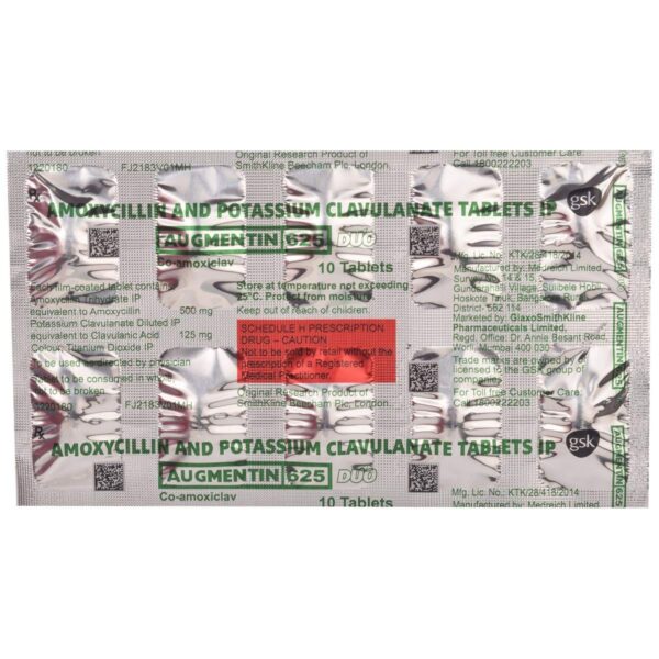 AUGMENTIN 375 TABLET