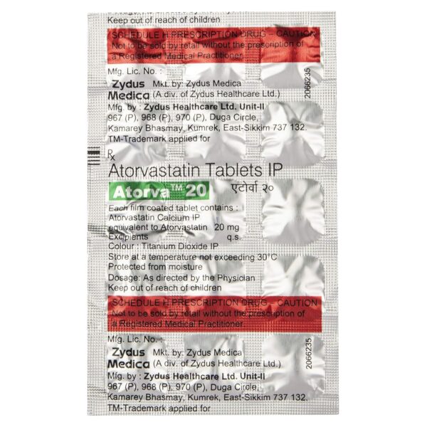 ATORVA 20 TABLET