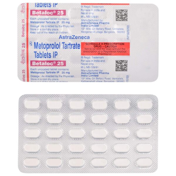 Betaloc 25 mg Tablet