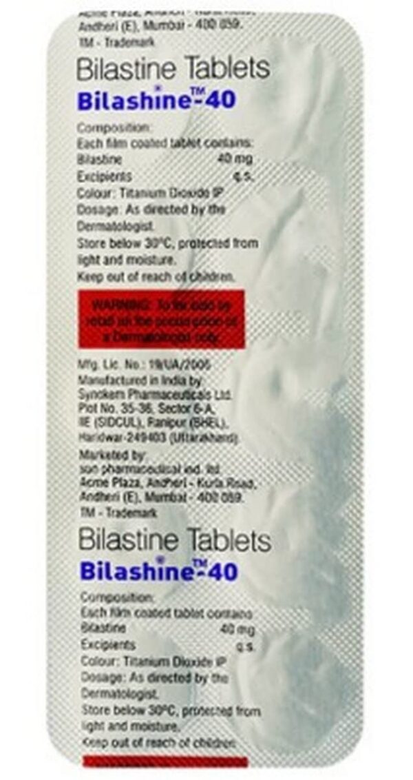 Bilashine 40 Tablet