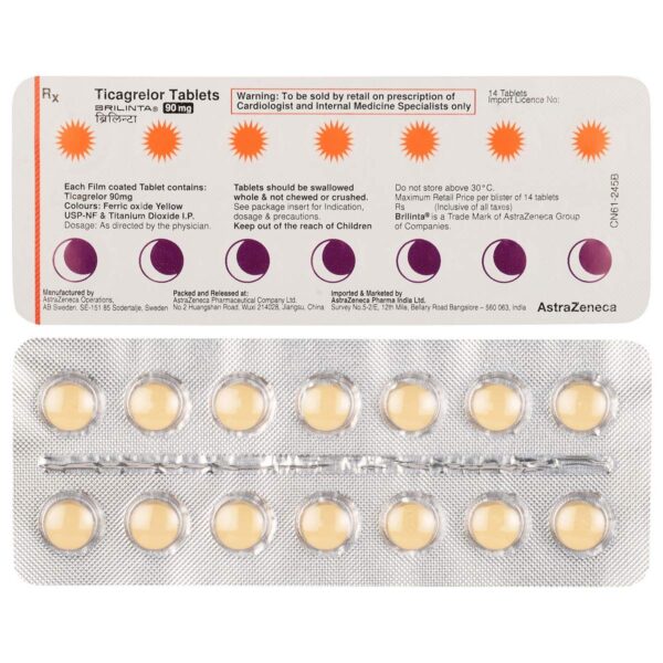 Brilinta 90 mg Tablet