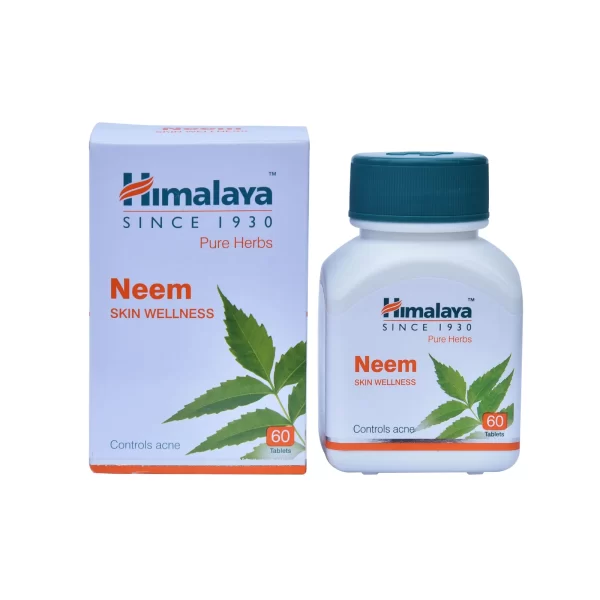 Himalaya Neem Skin Wellness, 60 Tablets
